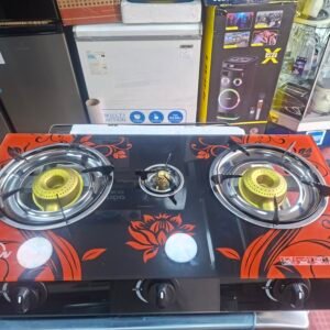 COCINA DE MESA 3 HORNILLAS MATERIAL BASE DE VIDRIO