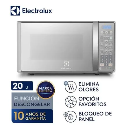 MICROONDAS ELECTROLUX 20 LITROS SILVER