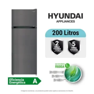 HYRE201F-200ML Refrigeradora Hyundai 200 L Gris